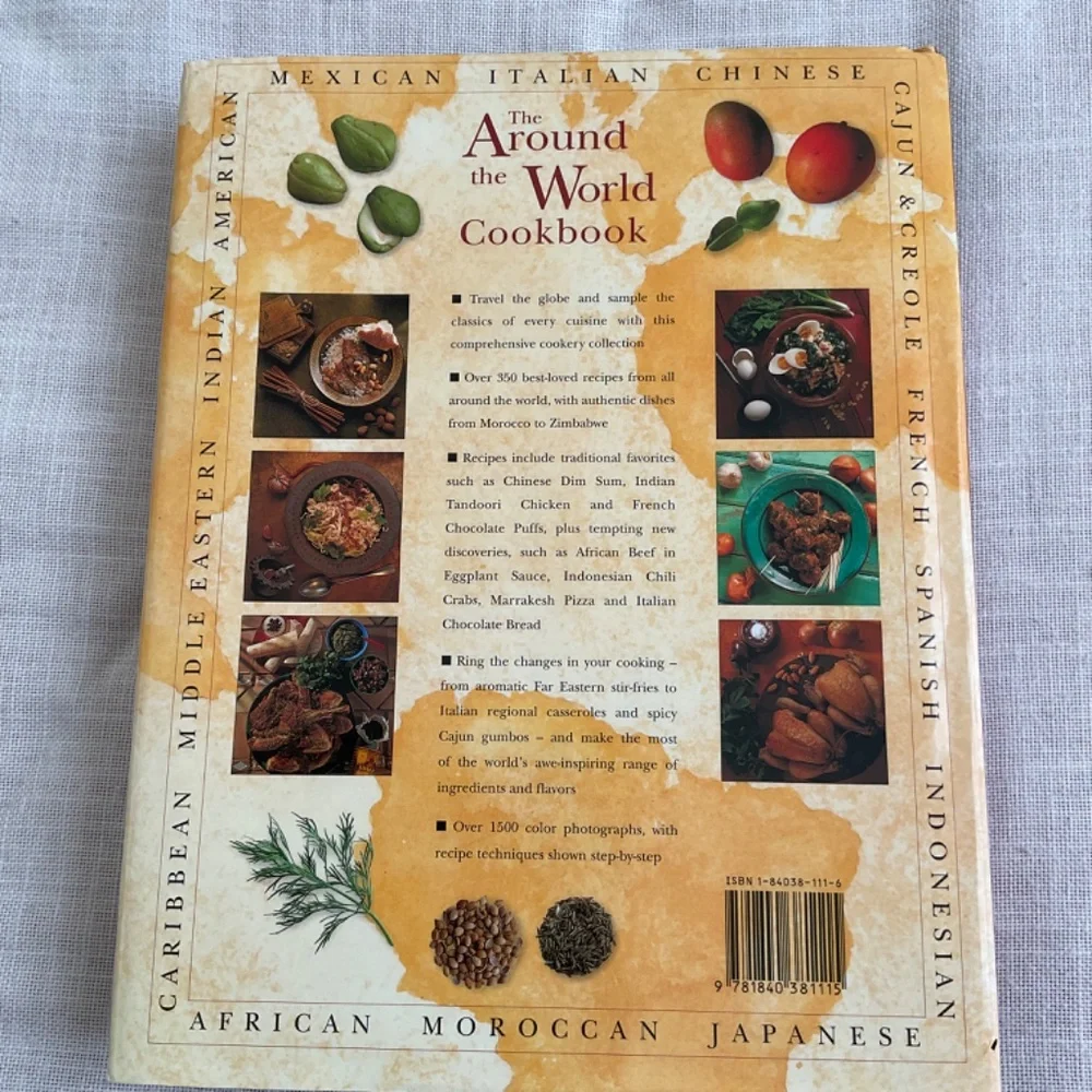 •The Around The World Hardcover Cookbook Over 350 Recipes